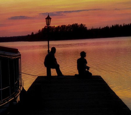"You'll never be alone with the colors in a sunset"